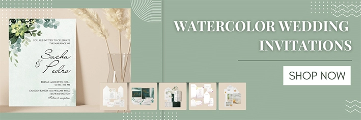 WATERCOLOR WEDDING INVITATIONS