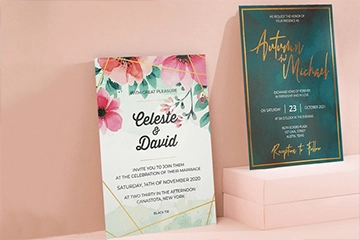 Single Sheet Invites